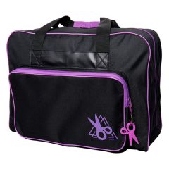 Sew Easy Sewing Machine Tote Bag in Purple and Black