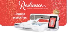 Baby Lock Radiance Embroidery Sewing and Quilting Machine Classroom Special
