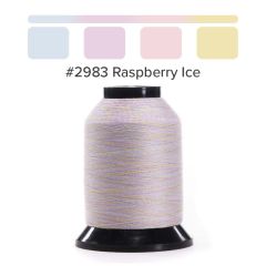 Grace Finesse Variegated Quilting Thread Raspberry Ice #2983