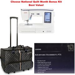 Janome Skyline S7 Anniversary Edition Sewing Machine With Your Choice Bonus Kit