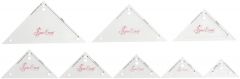 Sew Easy Mini Right Angled Triangle 8 Piece Template Set