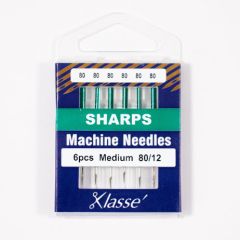 Klasse Sewing Machine Needles Sharps 80/12
