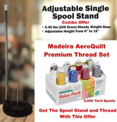 Madeira AeroQuilt Thread Set with Single Spool Stand Offer