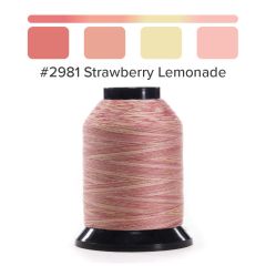 Grace Finesse Variegated Quilting Thread Strawberry Lemonade #2981