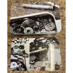 Hemline Storage Tin 2 Piece Set