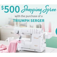 Baby Lock Triumph 8 Thread Serger with Jet Air Threading With Super Bonus Kit $500 Shopping Spree