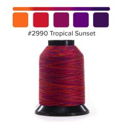 Grace Finesse Variegated Quilting Thread Tropical Sunset #2990