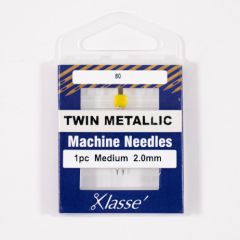 Klasse Twin Metallic Machine Needle 2.0mm/80