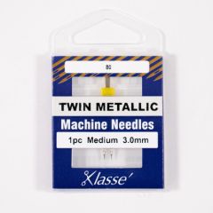 Klasse Twin Metallic Machine Needle 3.0mm/90