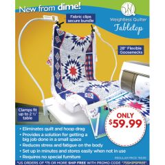 Designs in Machine Embroidery Weightless Quilter Tabletop Quilting System