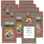 Organ Sewing Machine Needles 100 Count