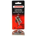 Janome 1600 Series Convertible Free Motion Quilting Foot Set