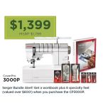 Janome CoverPro 3000 Professional Coverstitch Serger with Bonus