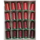 Exquisite 20 Shades of Red Embroidery Thread Set