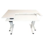Classi Creations Dual Tier Adjustable Quilting and Sewing Table