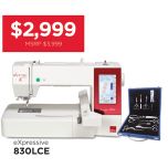 Elna 830L Embroidery Only Machine with $524 Bonus Kit (Same As Janome 550e)