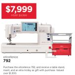 Elna 792 Pro Sewing and Quilting Machine with Accurate Stitch Regulator (Same as Janome M8) 