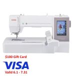 Janome MC550E LE Embroidery Only Machine with $289 You Pick Bonus Kit and Tutorial 