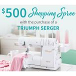 Baby Lock Triumph 8 Thread Serger with Jet Air Threading With Super Bonus Kit